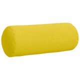 vidaXL Blazine 2 pcs Svetlo rumena Ø 15 x 40 cm blago | Shoptok.si