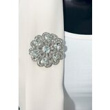 Kesi Brooch Flower XZ459-193 silver | shoptok.hr