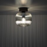 Plafonska svetiljka SALVIA 1xE14/10W/230V prečnik 15 cm braon/dimljeno braon | Eponuda.com