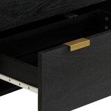  Komoda 2 kom crna 60 x 33 x 75 cm konstruirano drvo | shoptok.hr