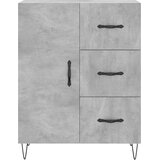  Visoka komoda siva betona 69,5x34x180 cm od konstruiranog drva | shoptok.hr