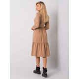RUE PARIS Dress-RV-SK-5832.18X-camel | Shoptok.si