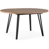 Marckeric Okrugli proširiv blagovaonski stol u prirodnoj boji ø 120 cm Cleo – | shoptok.hr