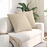  Jastučići za sofu 2 pcs Krema 80 x 80 cm tkanina | shoptok.hr