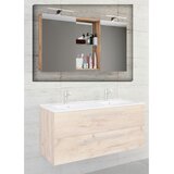 MID.YOU Omara Z Ogledalom Budasi, Hrast | Shoptok.si