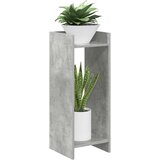  Stalak za biljke s policom Betonsko Siva 30 x 30 x 80 cm | shoptok.hr