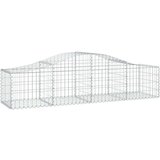  Lučne gabionske košare 30 kom 200x50x40/60 cm pocinčano željezo | shoptok.hr
