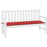 Jastuk za vrtnu klupu crveni 200x50x4 cm od tkanine Oxford | Eponuda.com