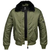 Brandit MA2 Jacket Fur Collar olive