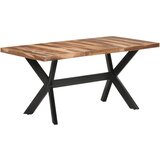  Blagovaonski stol 160 x 80 x 75 cm od masivnog drva s premazom | Eponuda.com