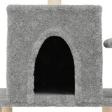  Penjalica za mačke sa stupovima za grebanje svjetlosiva 122 cm | Eponuda.com