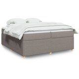 Maison Chic Box spring postelja - Vzmetna postelja z vzmetnico taupe 200x200 cm blago SL24358, (21879855) | Shoptok.si