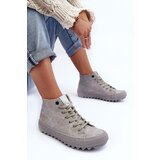 Big Star Women's Sneakers High Warm Grey | shoptok.hr