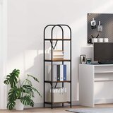 vidaXL Polica Dimljeni hrast 40 x 30 x 146 cm Konstruirano drvo Cijene