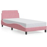  Okvir za krevet s uzglavljem Dover 90x190 cm baršunasti | shoptok.hr