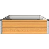  Povišeni vrtni krevet Prirodna 160 x 80 x 24 cm | shoptok.hr