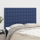  Uzglavlje plavo 144x5x118/128 cm tkanina | shoptok.hr