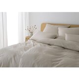 Elegante posteljnina 140/200 cm žakar sivobež | Shoptok.si