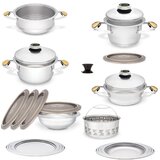 Zepter Masterpiece zepter business cookware set - pots for cooking without fat and water and in the pyramid system | ePonuda.com