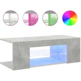 TV ormarić s LED svjetlima siva boja betona 90 x 39 x 30 cm | shoptok.hr
