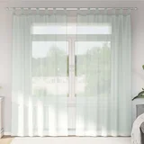 zavjese s petljama 2 kom svijetlo sive 140x245 cm
