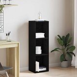 vidaXL Knjižnica Črni hrast 36x30x114 cm Izoblikovan les | Shoptok.si