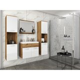 P & B kopalnica montreal xl, barva hrasta, bela, 5-Delno | Shoptok.si