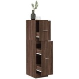 vidaXL Lekarniška omara rjavi hrast 30x41x118 cm inženirski les | Shoptok.si