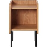 Bonami Selection Nočna omarica v hrastovem dekorju s policami Wrap - Bonami Selection Cene