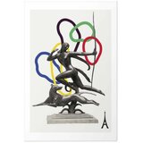  Plakat - Collage Graphic - Woman Shooting a Bow 60x90 Bez okvira s margom | shoptok.hr