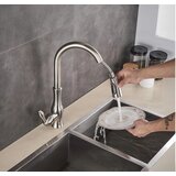EYN Kuhinjska pipa – Elegantna izvlečna armatura | pipa KZI5517 — Krom | Shoptok.si
