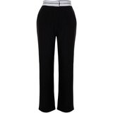 Trendyol Curve Black Normal Waist Woven Trousers | shoptok.hr