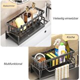 VIWAVEE 2x organizator za kuhinjsko korito z odcejalnikom | Shoptok.si