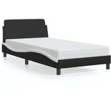  Okvir za krevet s uzglavljem crno-bijeli 100x200cm umjetna koža | shoptok.hr