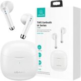 Usams BLUETOOTH 5.0 TWS SLUŠALKE BREZŽIČNE ZA TELEFONE BELE, (22086671) | Shoptok.si