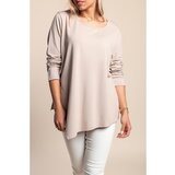 Fenzy Tunika Z Dolgimi Rokavi, Bež | Shoptok.si