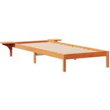  Posteljni okvir s stranskimi omaricami Voskast rjav 80 x 210 cm, (5000084817) | Shoptok.si