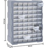  Organizator sa 60 ladica 38 x 16 x 47,5 cm | shoptok.hr