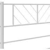  Metalno zamjensko uzglavlje bijelo 150 cm | shoptok.hr