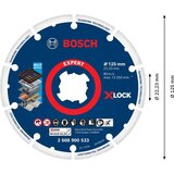 Bosch EXPERT Diamond Metal Wheel X-LOCK rezna ploča od 125 x 22,23 mm 2608900533 | Eponuda.com
