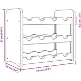  Stalak za vino 43 x 25 x 37 cm od masivne borovine | shoptok.hr