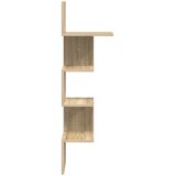  Polica na zidu Zidna montaža Smeđa 32 x 21 x 107 cm | shoptok.hr
