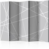 Artgeist PARAVAN 225/172/3 cm sivobela Slike