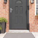 vidaXL Skrbniki za vrata z vijaki 6 pcs Rjava 100 cm | Shoptok.si