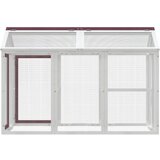 Boks za životinje boja kave 141 x 94 x 104 cm masivna borovina | Eponuda.com