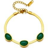 IZMAEL Zapestnica EM-26963 - Zlata / Zelena | Shoptok.si