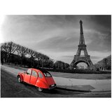  Tapeta - Eiffel Tower and red car 200x154 | shoptok.hr