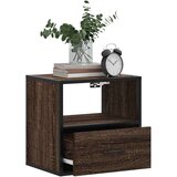 vidaXL Zidni noćni ormarići 2 kom smeđi hrast 40x31x39,5 cm | shoptok.hr