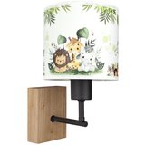 Brilagi Zidna lampa BOBO WOOD 1xE27/25W/230V hrast/crna/bela/zelena/džungla Cene