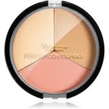 Pierre René Powder Contouring paleta za konture in posvetlitev 23 g